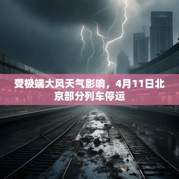 受极端大风天气影响，4月11日北京部分列车停运