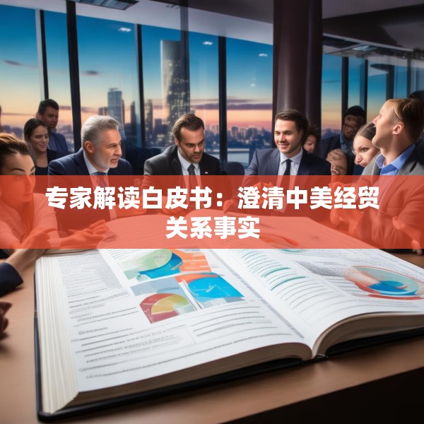 专家解读白皮书：澄清中美经贸关系事实