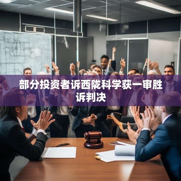 部分投资者诉西陇科学获一审胜诉判决