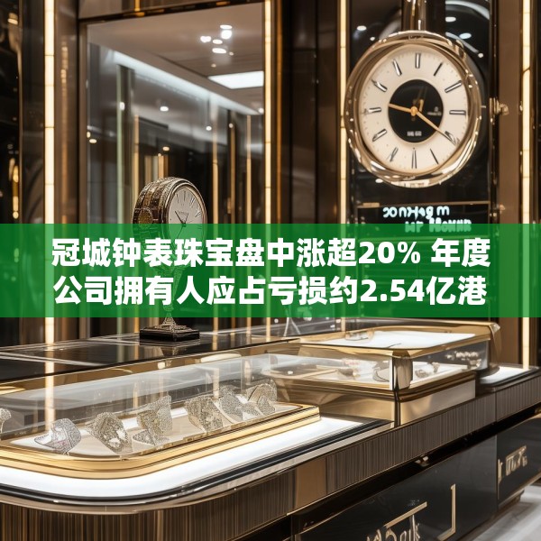 冠城钟表珠宝盘中涨超20% 年度公司拥有人应占亏损约2.54亿港元
