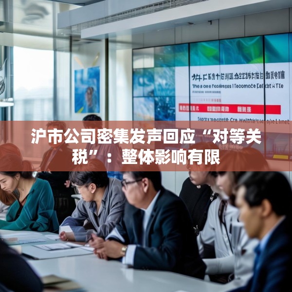 沪市公司密集发声回应“对等关税”：整体影响有限