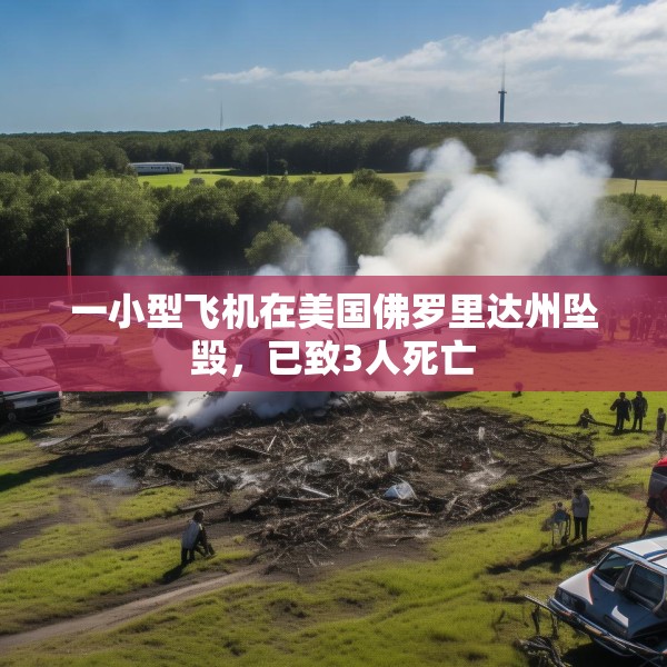 一小型飞机在美国佛罗里达州坠毁，已致3人死亡