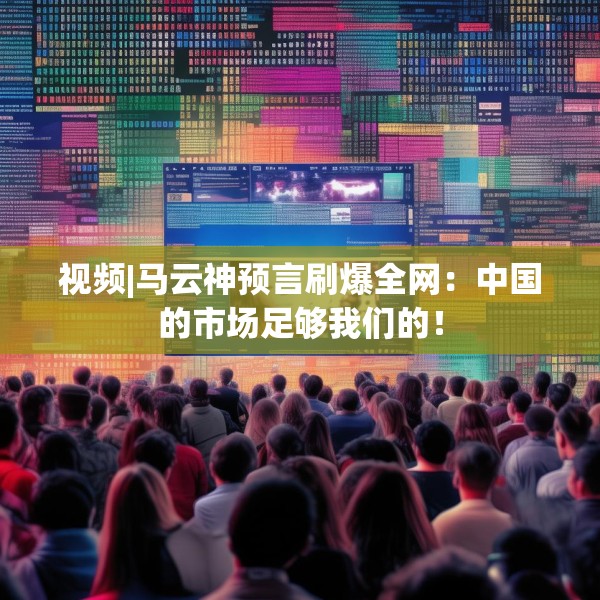 视频|马云神预言刷爆全网：中国的市场足够我们的！