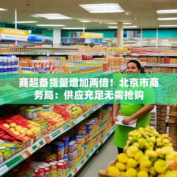 商超备货量增加两倍！北京市商务局：供应充足无需抢购