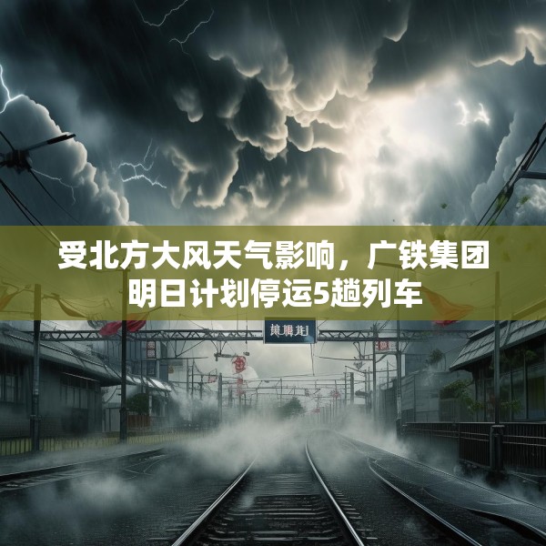 受北方大风天气影响，广铁集团明日计划停运5趟列车