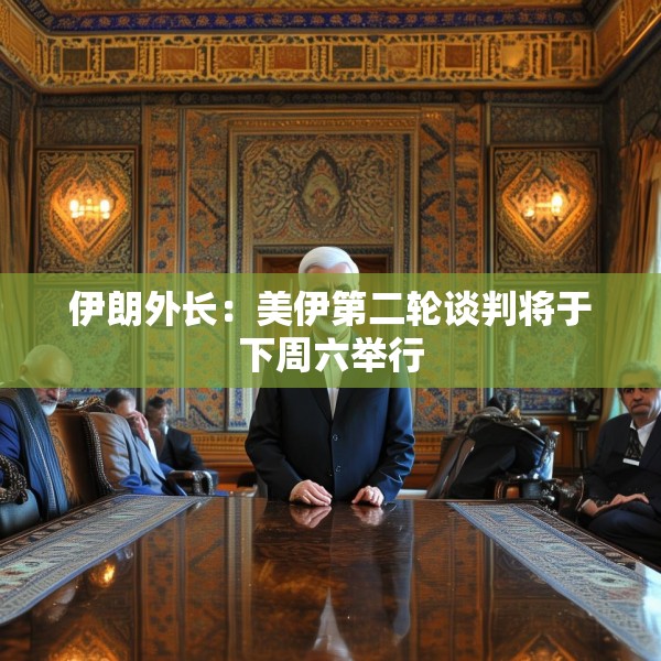 伊朗外长：美伊第二轮谈判将于下周六举行