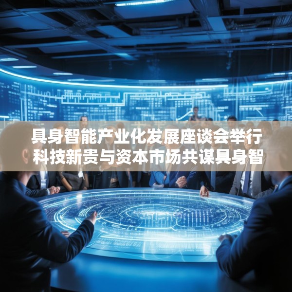 具身智能产业化发展座谈会举行 科技新贵与资本市场共谋具身智能万亿级赛道新机遇