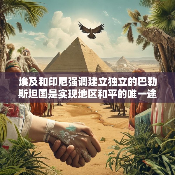 埃及和印尼强调建立独立的巴勒斯坦国是实现地区和平的唯一途径