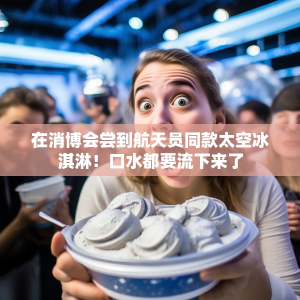 在消博会尝到航天员同款太空冰淇淋！口水都要流下来了