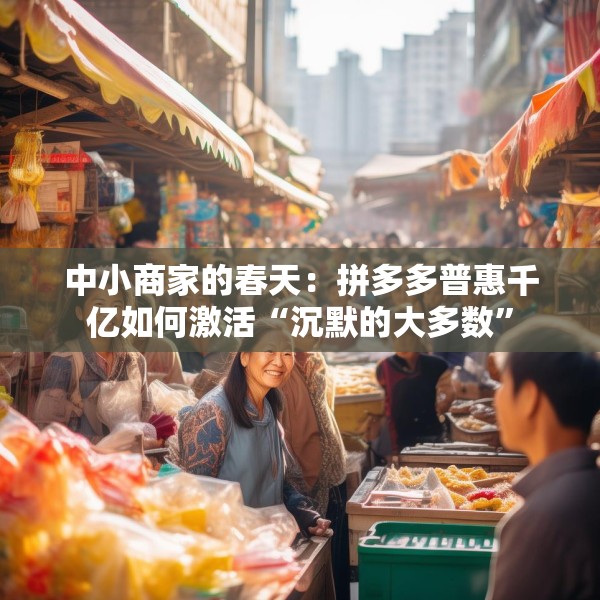中小商家的春天：拼多多普惠千亿如何激活“沉默的大多数”
