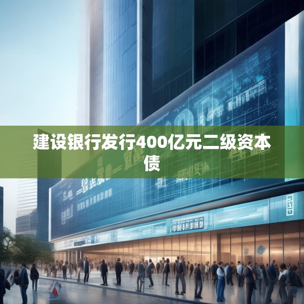 建设银行发行400亿元二级资本债
