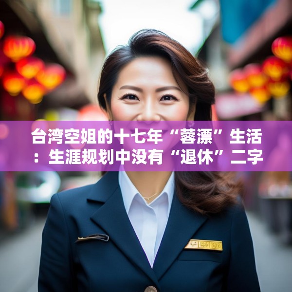 台湾空姐的十七年“蓉漂”生活：生涯规划中没有“退休”二字