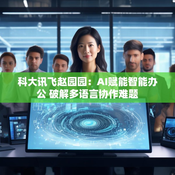 科大讯飞赵园园：AI赋能智能办公 破解多语言协作难题