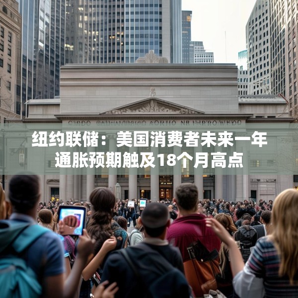 纽约联储：美国消费者未来一年通胀预期触及18个月高点
