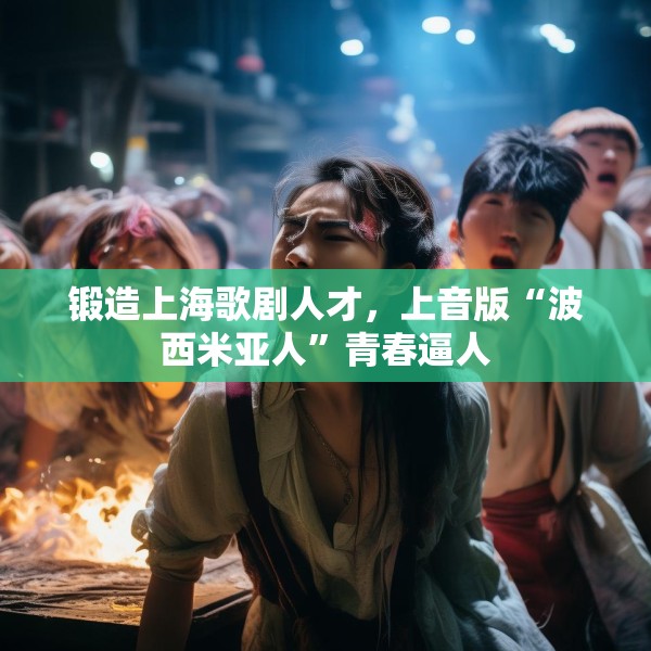 锻造上海歌剧人才，上音版“波西米亚人”青春逼人