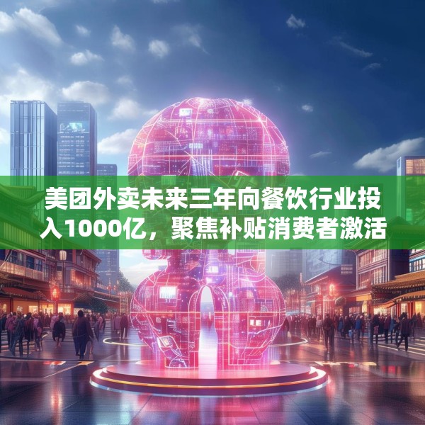 美团外卖未来三年向餐饮行业投入1000亿，聚焦补贴消费者激活需求等四方面