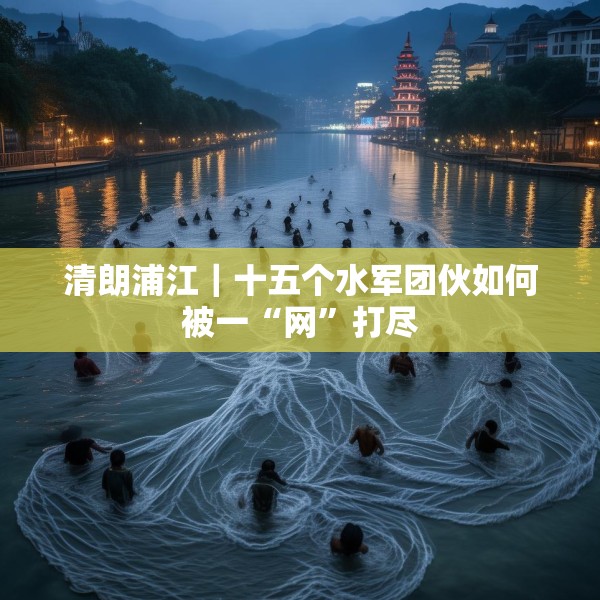 清朗浦江｜十五个水军团伙如何被一“网”打尽