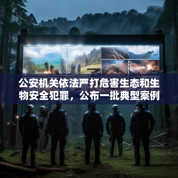 公安机关依法严打危害生态和生物安全犯罪，公布一批典型案例