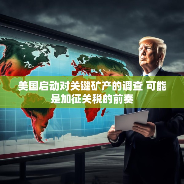 美国启动对关键矿产的调查 可能是加征关税的前奏