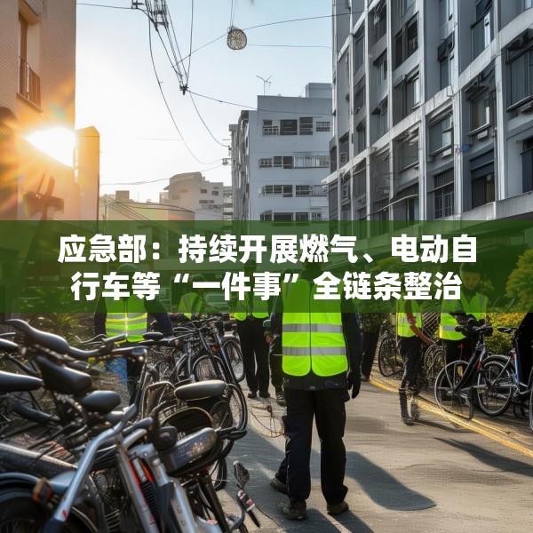 应急部：持续开展燃气、电动自行车等“一件事”全链条整治