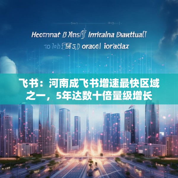 飞书：河南成飞书增速最快区域之一，5年达数十倍量级增长