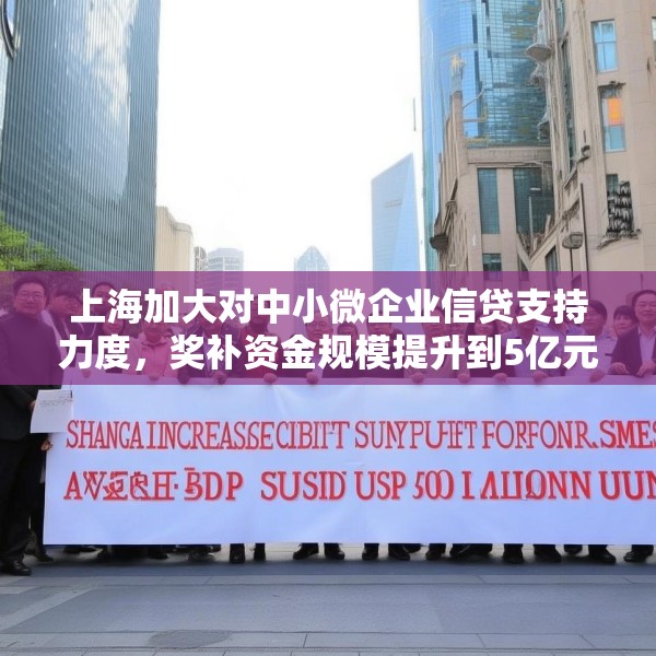 上海加大对中小微企业信贷支持力度，奖补资金规模提升到5亿元