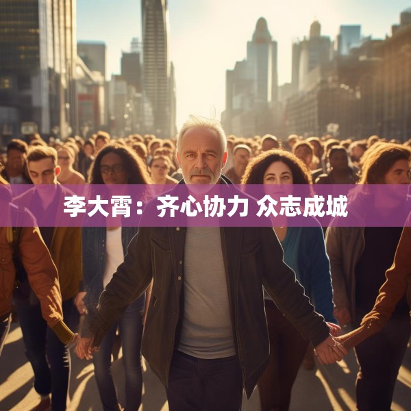 李大霄：齐心协力 众志成城
