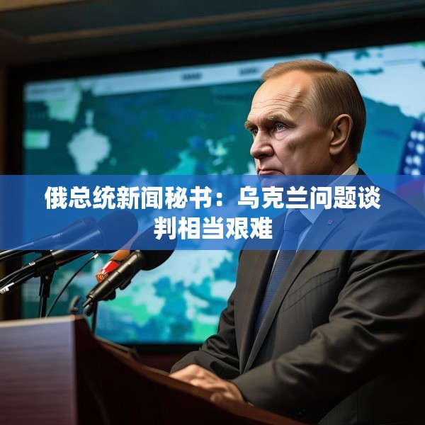 俄总统新闻秘书：乌克兰问题谈判相当艰难