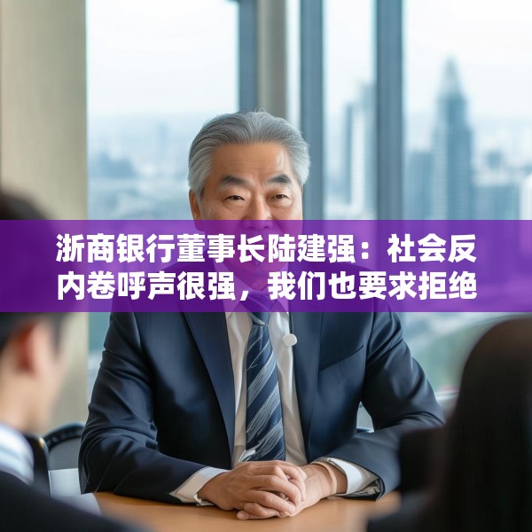 浙商银行董事长陆建强：社会反内卷呼声很强，我们也要求拒绝无效加班