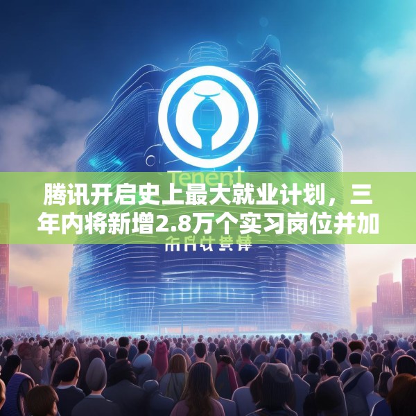 腾讯开启史上最大就业计划，三年内将新增2.8万个实习岗位并加大转化录用