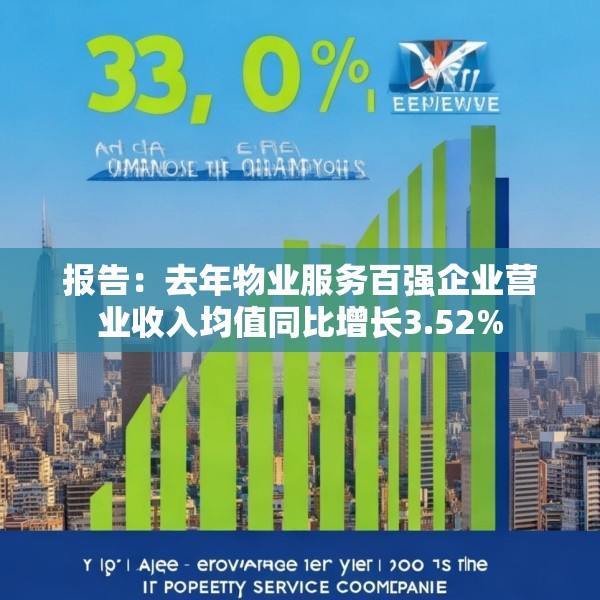 报告：去年物业服务百强企业营业收入均值同比增长3.52%
