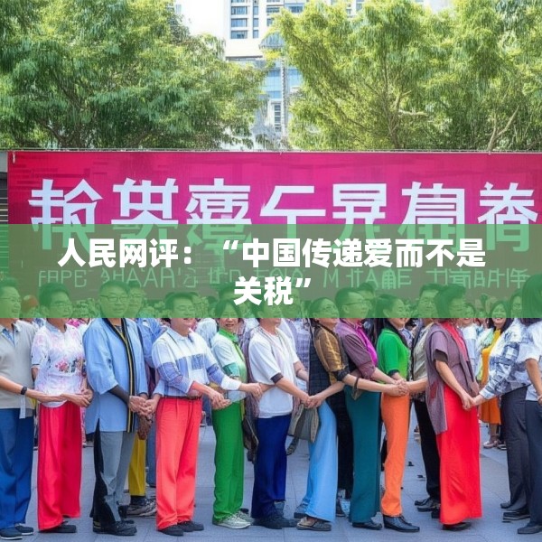 人民网评：“中国传递爱而不是关税”