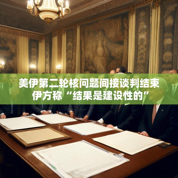 美伊第二轮核问题间接谈判结束 伊方称“结果是建设性的”