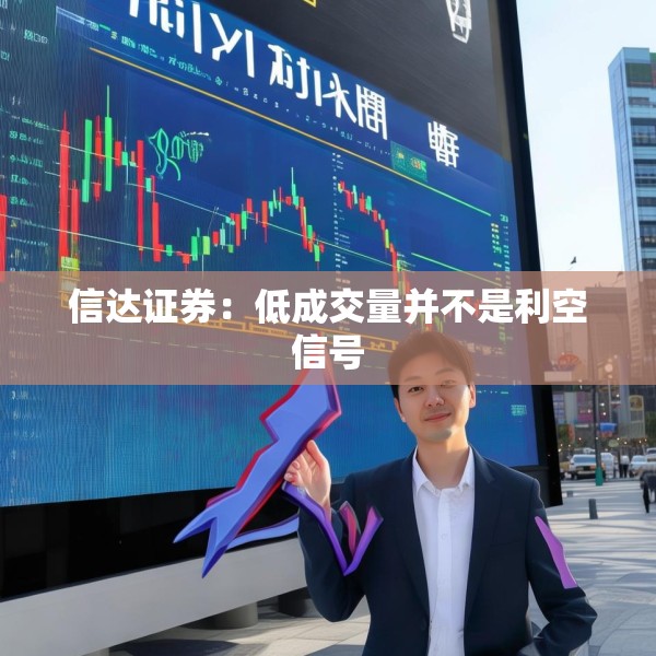 信达证券：低成交量并不是利空信号