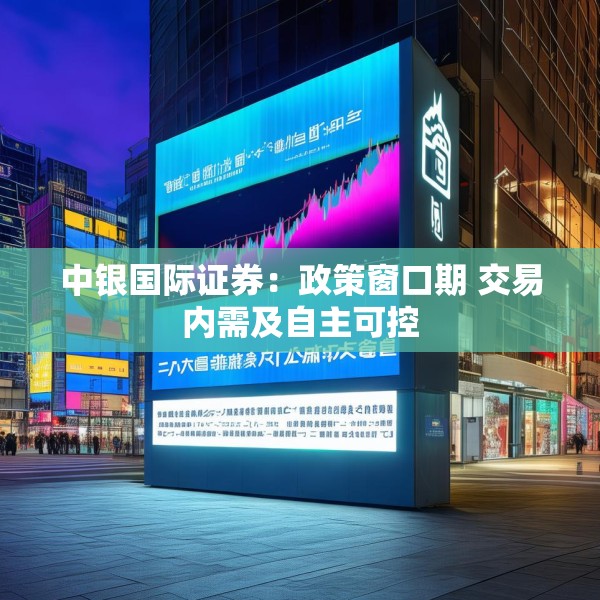 中银国际证券：政策窗口期 交易内需及自主可控