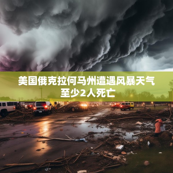 美国俄克拉何马州遭遇风暴天气 至少2人死亡