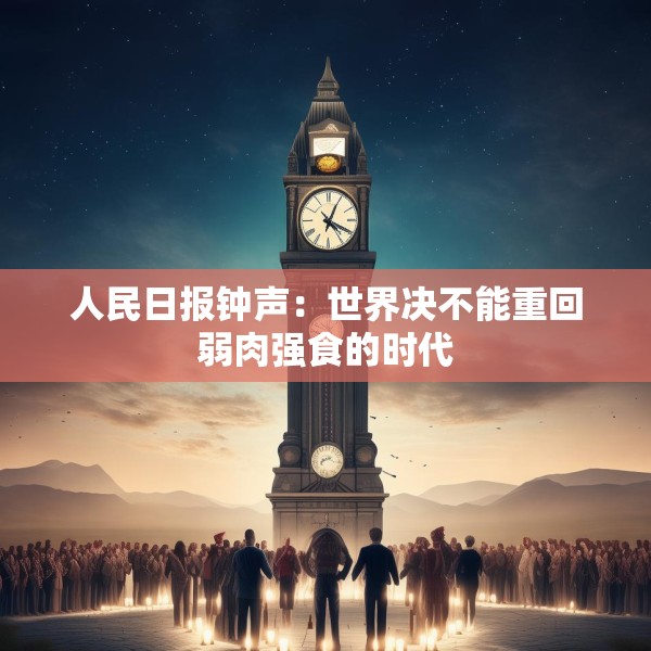 人民日报钟声：世界决不能重回弱肉强食的时代