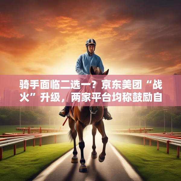 骑手面临二选一？京东美团“战火”升级，两家平台均称鼓励自由接单