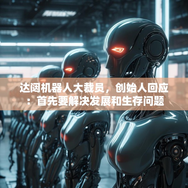 达闼机器人大裁员，创始人回应：首先要解决发展和生存问题
