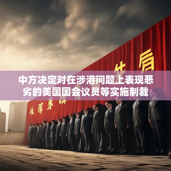 中方决定对在涉港问题上表现恶劣的美国国会议员等实施制裁