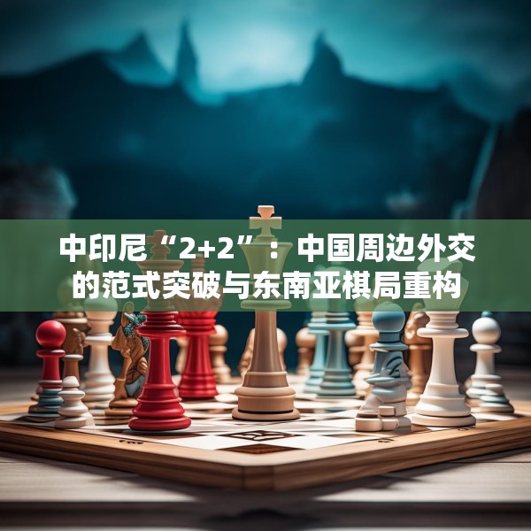中印尼“2+2”：中国周边外交的范式突破与东南亚棋局重构