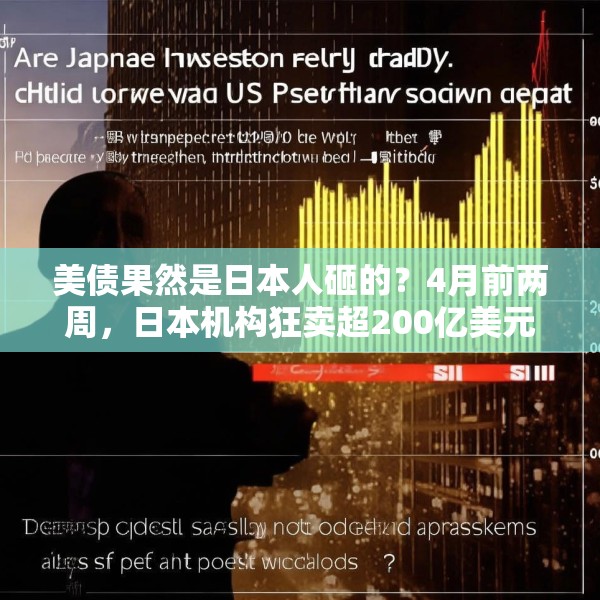 美债果然是日本人砸的？4月前两周，日本机构狂卖超200亿美元外债，规模创20年新高！