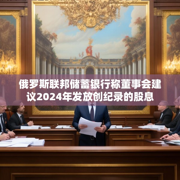俄罗斯联邦储蓄银行称董事会建议2024年发放创纪录的股息