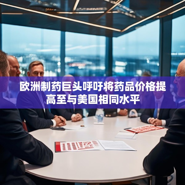 欧洲制药巨头呼吁将药品价格提高至与美国相同水平