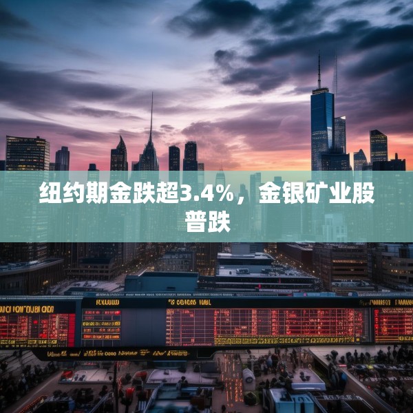 纽约期金跌超3.4%，金银矿业股普跌