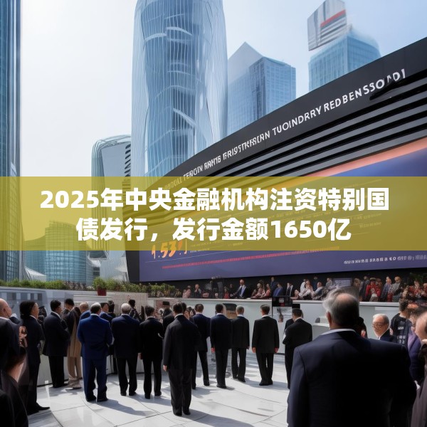 2025年中央金融机构注资特别国债发行，发行金额1650亿