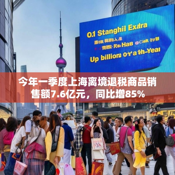 今年一季度上海离境退税商品销售额7.6亿元，同比增85%