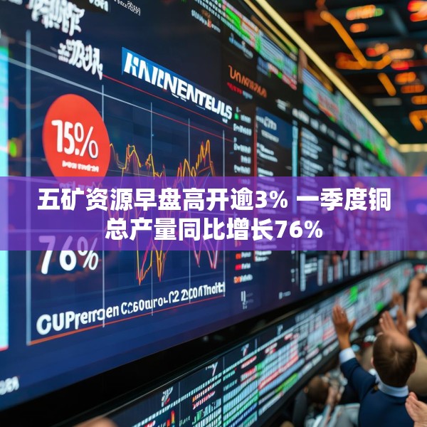 五矿资源早盘高开逾3% 一季度铜总产量同比增长76%