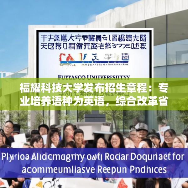 福耀科技大学发布招生章程：专业培养语种为英语，综合改革省份选考需含物化