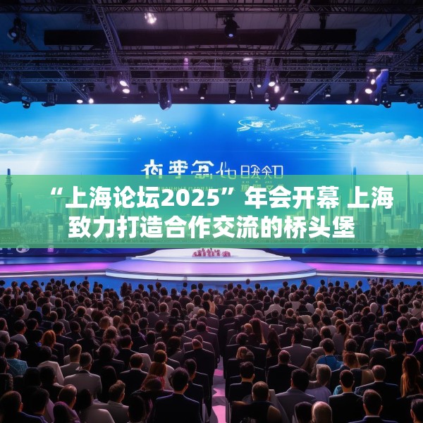 “上海论坛2025”年会开幕 上海致力打造合作交流的桥头堡